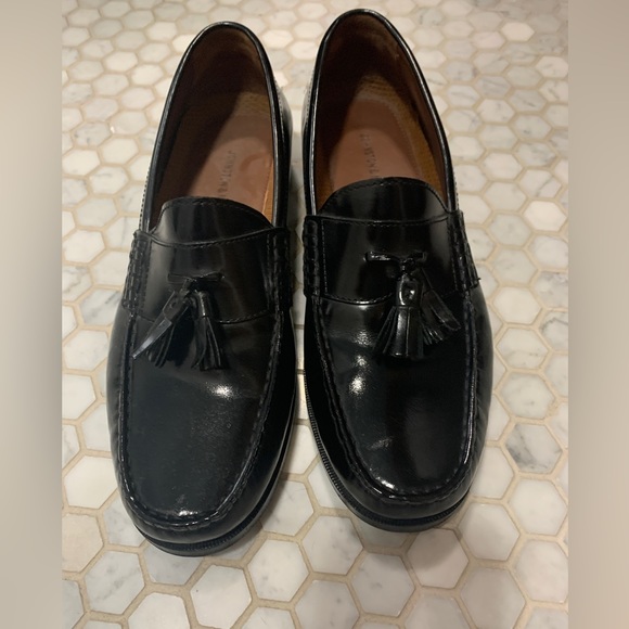 Johnston & Murphy Men’s Tassel Loafer Black Size 8M - Picture 1 of 8